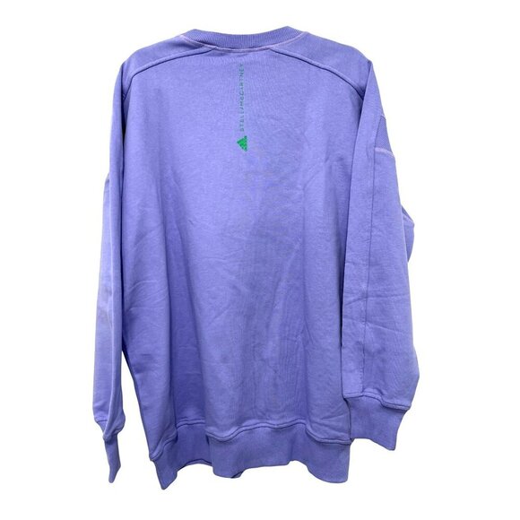 Adidas Stella McCartney Lavender Unisex Graphic Sweatshirt Medium NWT - Picture 6 of 7